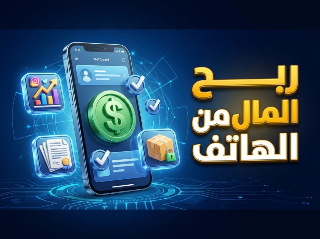 أهم الأعمال والنشاطات التي تمكنك من ربح المال من الهاتف 2026